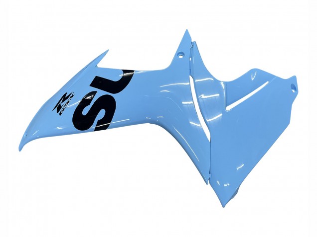 2011-2024 Suzuki GSXR 600 / GSXR 750 Motorcycle Fairings - Light Blue Black