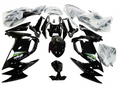 Custom 2020-2024 Kawasaki Ninja 650 EX650 Motorcycle Fairings - Glossy Black Green