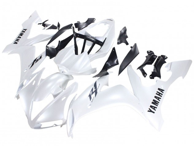 2004-2006 Yamaha YZF 1000 R1 Motorcycle Fairings - Pearl White Black Decals