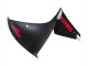 2009-2011 Yamaha YZF 1000 R1 Motorcycle Fairing - Matte Black Red Decal