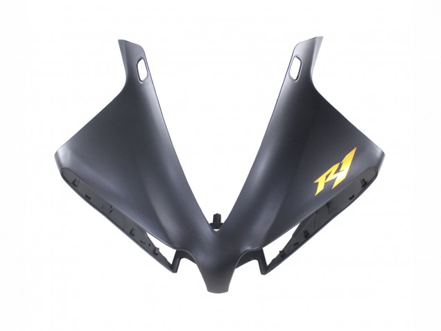 2012-2014 Yamaha YZF 1000 R1 Motorcycle Fairings - Matte Black Gold Decals