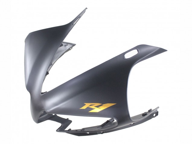 2012-2014 Yamaha YZF 1000 R1 Motorcycle Fairings - Matte Black Gold Decals