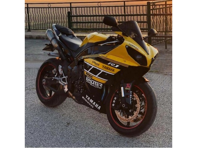2012-2014 Yamaha YZF 1000 R1 Motorcycle Fairings - Yellow White Black