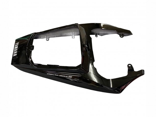 2006-2009 Yamaha YZF R6S Motorcycle Fairings - Glossy Black White Decals