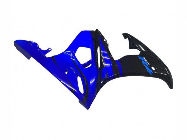 2006-2009 Yamaha YZF R6S Motorcycle Fairings - Blue Glossy Black