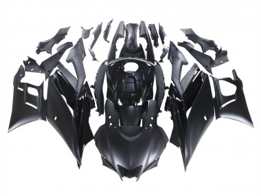 Custom 2022-2024 Yamaha YZF R3/R25 Motorcycle Fairings - Matte Black