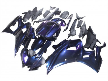 Custom 2021-2024 Yamaha YZF R7 Motorcycle Fairings - Gradient Blue Purple