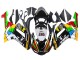 2007-2008 Kawasaki ZX6R Motorcycle Fairings - Colorful Playboy 223