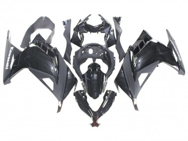 Custom 2013-2024 Kawasaki EX300 Motorcycle Fairings - Glossy Black