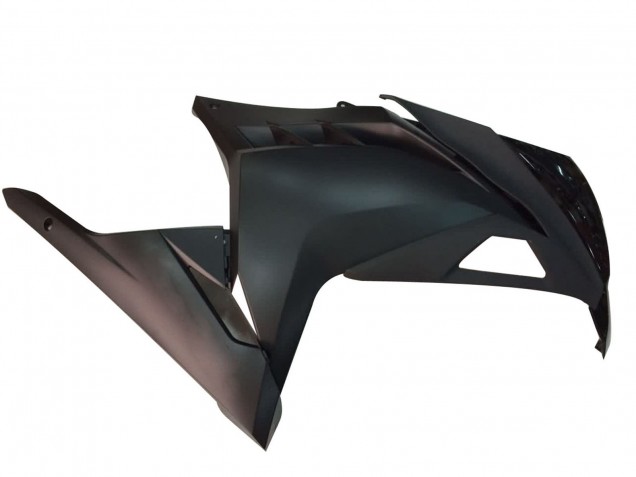 2013-2024 Kawasaki EX300 Motorcycle Fairing - Glossy Black Matte Black