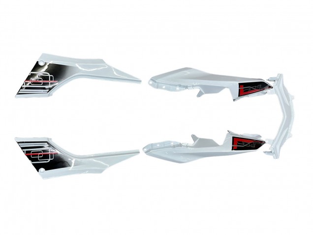 2013-2024 Kawasaki EX300 Motorcycle Fairings - White Red Black