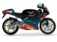 2000-2005 Aprilia RS125 Motorcycle Fairings - Black Red Silver