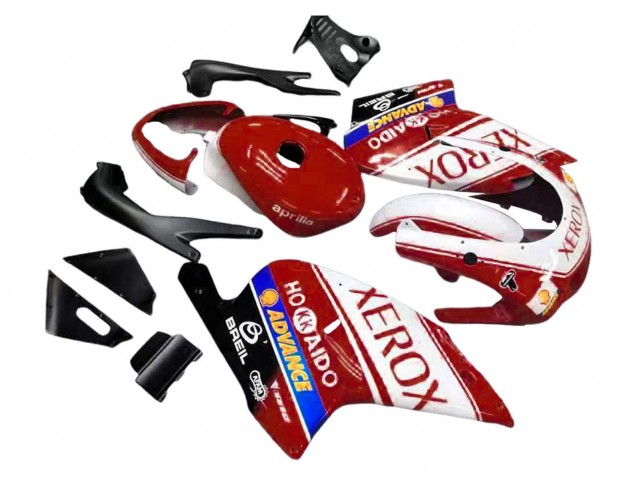 2000-2005 Aprilia RS125 Motorcycle Fairings - White Red Yellow Blue Xerox