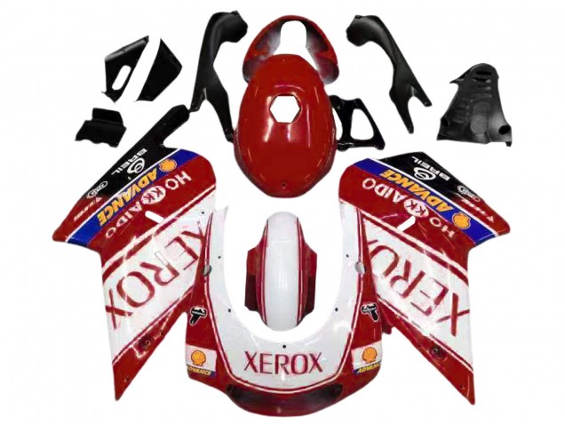 2000-2005 Aprilia RS125 Motorcycle Fairings - White Red Yellow Blue Xerox