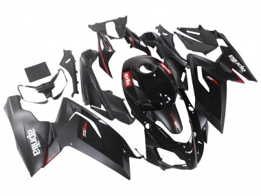 Custom 2006-2011 Aprilia RS125 Motorcycle Fairings - Glossy Black Red White Decal