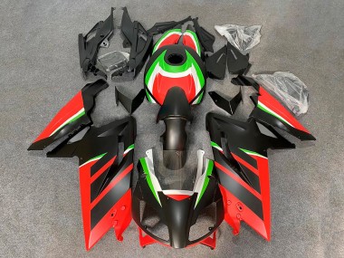 Custom 2006-2011 Aprilia RS125 Motorcycle Fairings - Matte Black Red Green White