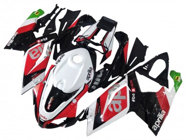 Custom 2006-2011 Aprilia RS125 Motorcycle Fairings - White Red Black Green