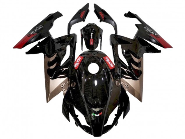 2006-2011 Aprilia RS125 Motorcycle Fairings - Glossy Black Red