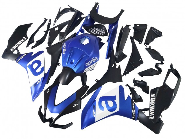 2012-2018 Aprilia RS4 50 125 Motorcycle Fairings - Blue White Matte Black