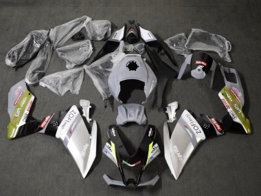 Custom 2012-2018 Aprilia RS4 50 125 Motorcycle Fairings - White Silver Grey Black