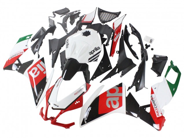 2012-2018 Aprilia RS4 50 125 Motorcycle Fairings - White Red Green Glossy Black