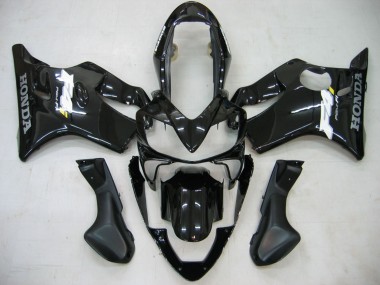 Custom 2004-2007 Honda CBR600 F4i Motorcycle Fairings - Glossy Black