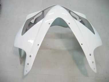 Custom 2004-2007 Honda CBR600 F4i Motorcycle Fairing - White Glossy Black