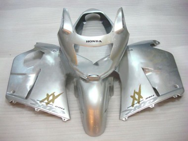 Custom 1996-2007 Honda CBR1100XX Blackbird Motorcycle Fairings - Silver Gold
