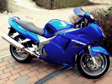 Custom 1996-2007 Honda CBR1100XX Blackbird Abs Motorcycle Fairings - Blue