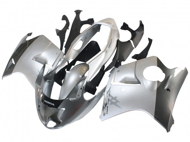 1996-2007 Honda CBR1100XX Blackbird Motorcycle Fairings - Silver Grey