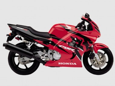 Custom 1995-1996 Honda CBR600 F3 Motorcycle Fairings - Red Glossy Black