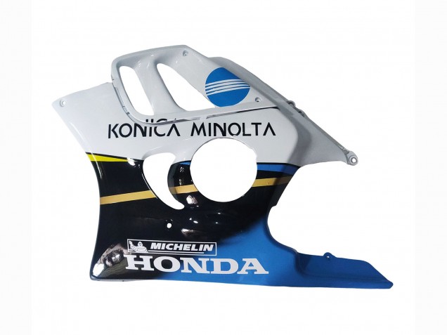 1997-1998 Honda CBR600 F3 Motorcycle Fairings - White Blue Glossy Black