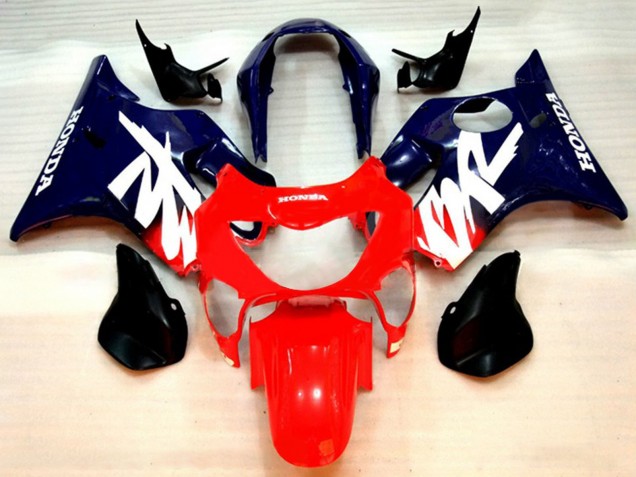 1999-2000 Honda CBR600 F4 Motorcycle Fairings - Red Dark Blue Purple