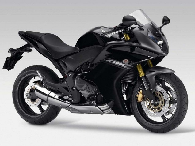 2011-2013 Honda CBR600F Motorcycle Fairings - Glossy Black