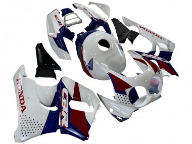 Custom 1992-1993 Honda CBR900RR 893 Motorcycle Fairings - White Red Dark Blue