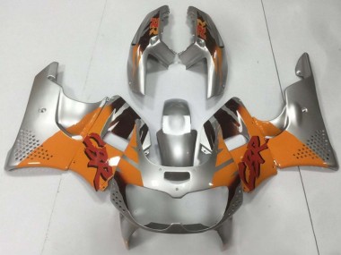 Custom 1994-1995 Honda CBR900RR 893 Motorcycle Fairings - Silver Orange