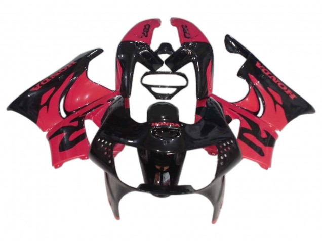 1998-1999 Honda CBR900RR 919 Motorcycle Fairings - Pink Glossy Black