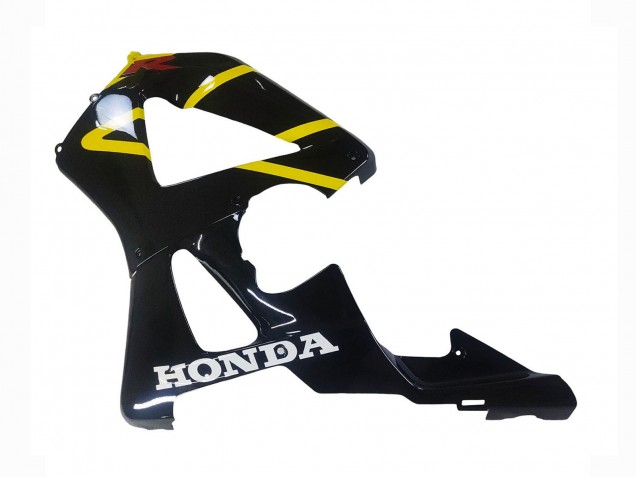 2000-2001 Honda CBR900RR 929 Motorcycle Fairings - Yellow Glossy Black