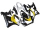 2000-2001 Honda CBR900RR 929 Motorcycle Fairings - White Yellow Glossy Black
