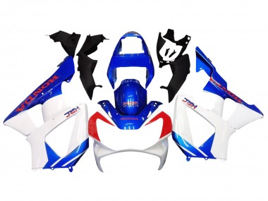 Custom 2000-2001 Honda CBR900RR 929 Motorcycle Fairings - White Blue Red HRC