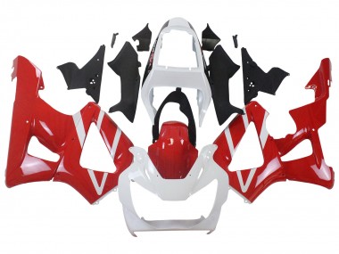 Custom 2000-2001 Honda CBR900RR 929 Motorcycle Fairings - White Red