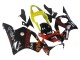 2002-2003 Honda CBR900RR 954 Motorcycle Fairings - Yellow Red Glossy Black Repsol Rossi
