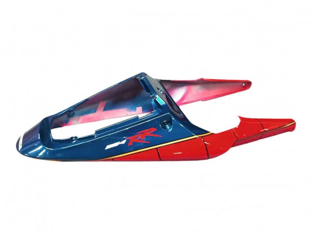 2002-2003 Honda CBR900RR 954 Motorcycle Fairings - Red Dark Blue Dunlop