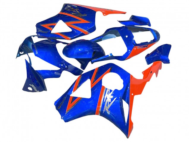 2002-2003 Honda CBR900RR 954 Motorcycle Fairings - Orange Blue