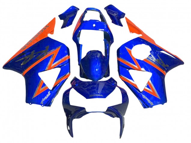 2002-2003 Honda CBR900RR 954 Motorcycle Fairings - Orange Blue