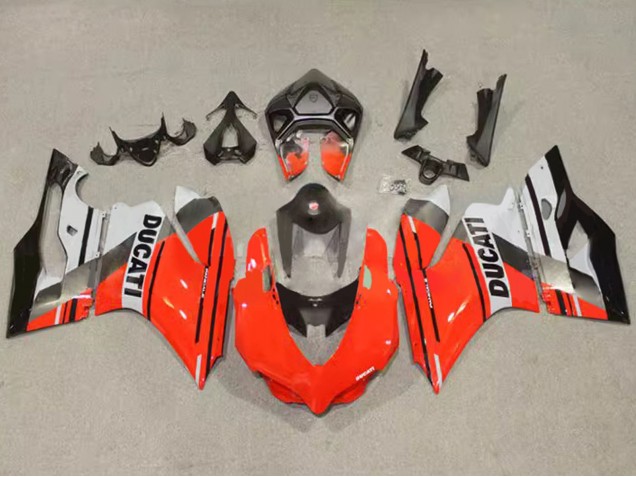 2011-2014 Ducati Panigale 899/1199 Motorcycle Fairings - Red Grey Black