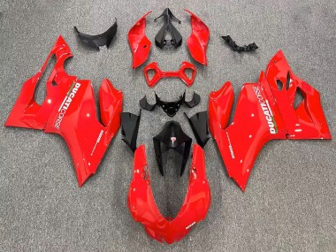 Custom 2011-2014 Ducati 1199 Bike Fairings - Red