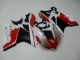 2011-2014 Ducati 1199 Motorcycle Fairings - White Red Matte Black
