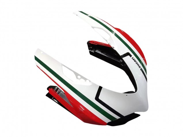 2011-2014 Ducati 1199 Motorcycle Fairings - White Red Green Glossy Black