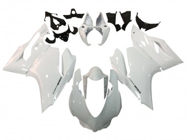 Custom 2011-2014 Ducati 1199 Motorcycle Fairings - White